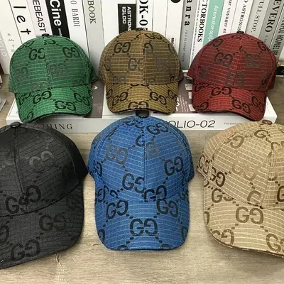 Caps and hats on the product catalogue